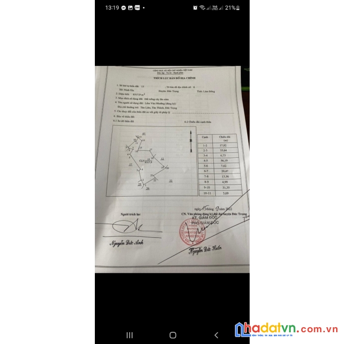 Hot !!! sở hữu ngay lô đất đẹp vị trí đắc địa tại thôn tân phú, xã ninh gia, huyện đức trọng, lâm