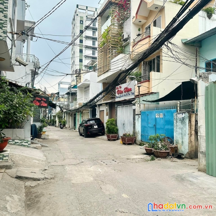 Bán nhà hẻm xe hơi cư xá phan đăng lưu, bình thạnh, 50m2, khu phân lô giáp