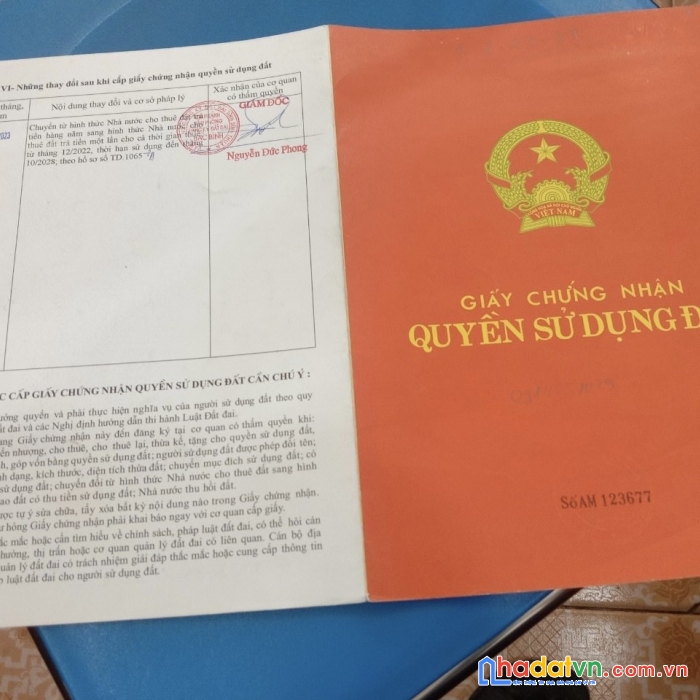 Chính chủ cần bán gấp lô đất vị trí siêu đẹp – giá đầu tư tại bắc bình