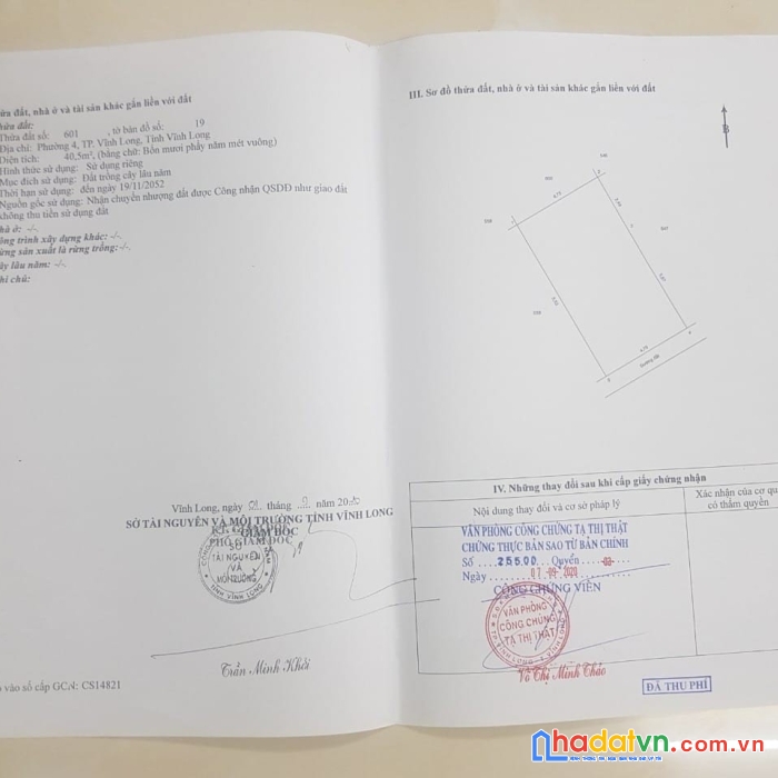 Chính chủ cần bán nhanh căn nhà 1 trệt 1 lầu tại khóm 6, p.4, tp vĩnh long