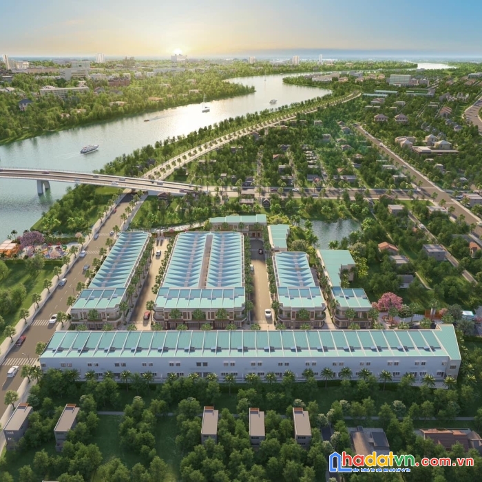 Nhà phố ven sông ngay tp.tân an 64m2  - chỉ 1,6 tỳ - trả góp không lãi suất trong 4 năm.