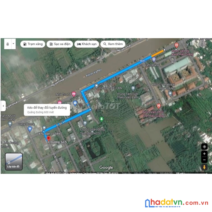 Chính chủ cần bán nhà đường số 5, kdc 586, p7, tp vị thanh, tỉnh hậu giang