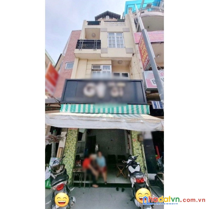 Nhà 4 tầng mặt tiền dương bá trạc phường 1 quận 8 - 22 triệu