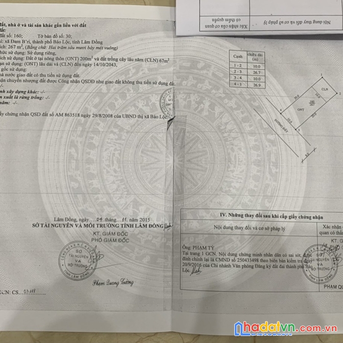 Sở hữu ngay lô đất đẹp vị trí đắc địa tại xã đam bri, tp bảo lộc, lâm đồng