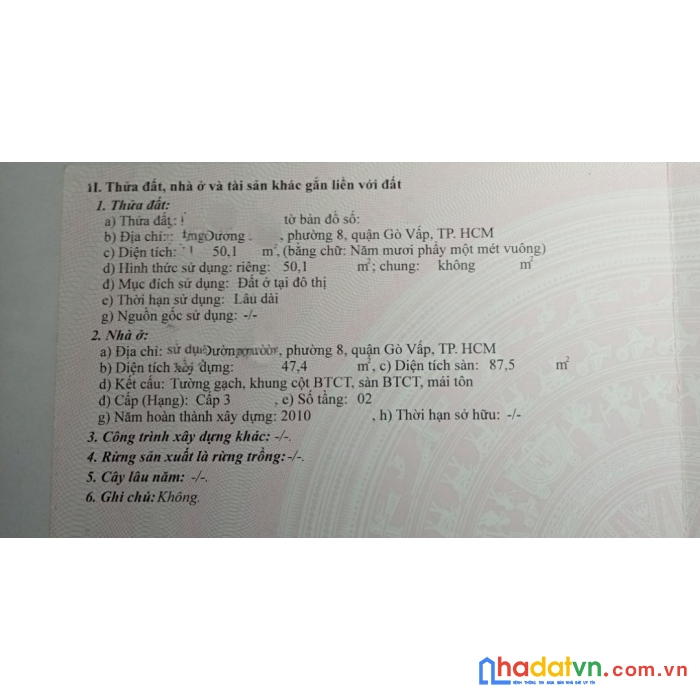 Bán nhà hxh quang trung, 50m2, 2 tầng btct, nở hậu chỉ 4.5 tỷ tl