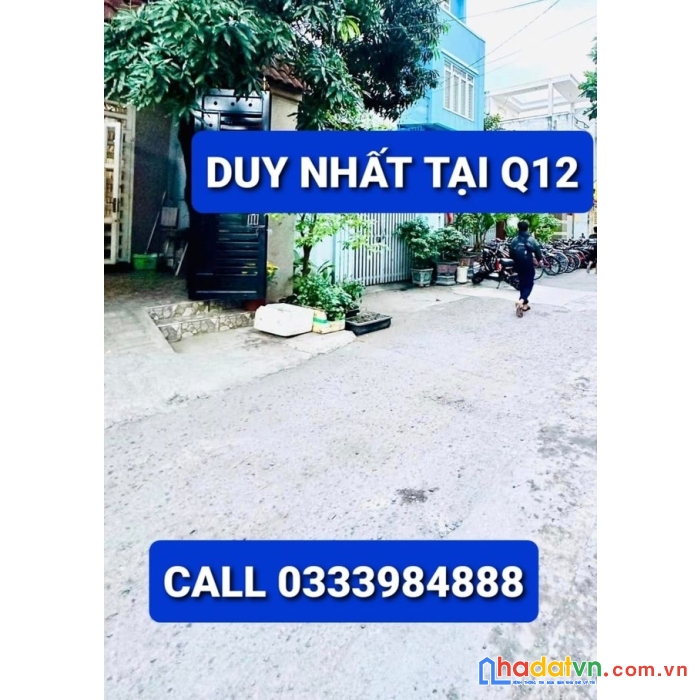 Mặt tiền ta thới an q12 tphcm 222m2 có 10 tỷ