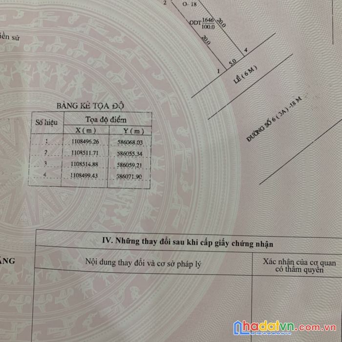 Chính chủ cần bán nhanh lô đất vị trí đẹp tại phường hưng phú, quận cái răng, tp cần thơ