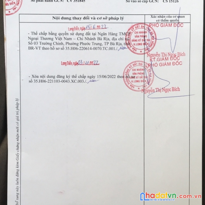 Bán lô đất thổ cư tại thị trấn long điền, huyện long điền, tỉnh bà rịa - vũng tàu