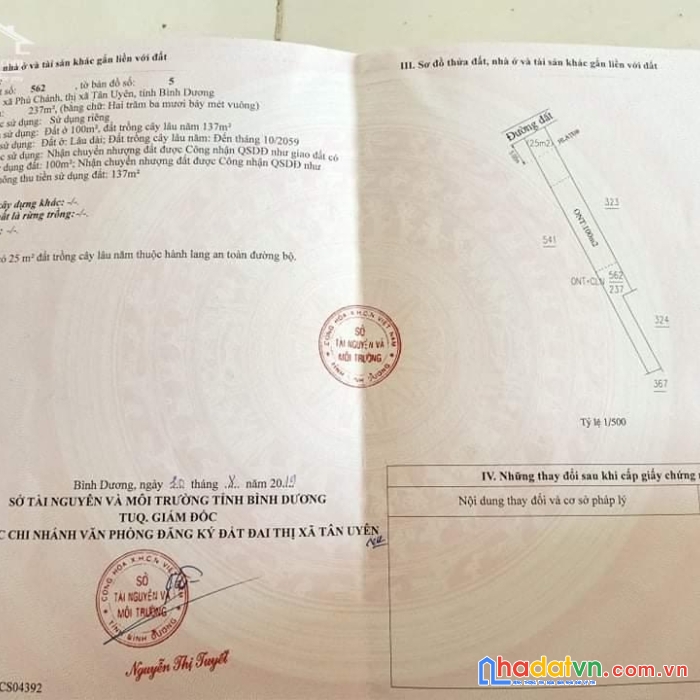 Chính chủ cần bán gấp lô đất giá đầu tư ngay phú chánh - tx.tân uyên - bình dương