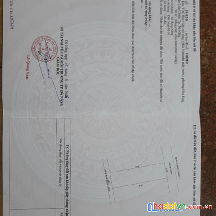 Đất đàm thanh 1,82 ty đường 5m vỉa hè 3m