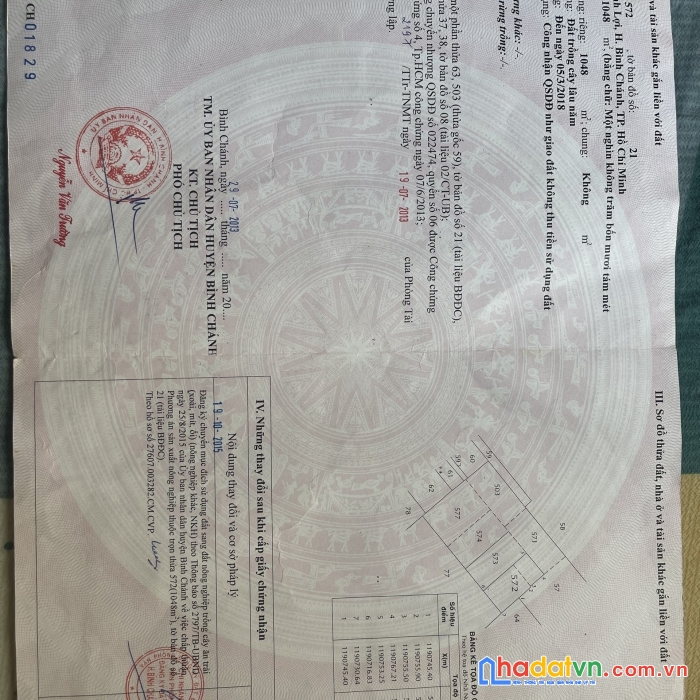 Bán lô đất nghỉ dưỡng đường vườn thơm - xã bình lợi - huyện bình chánh