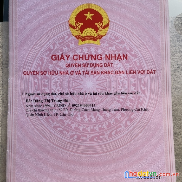 Chính chủ bán nhanh lô đất đẹp tại bình yên b, long hoà, bình thuỷ - cần thơ
