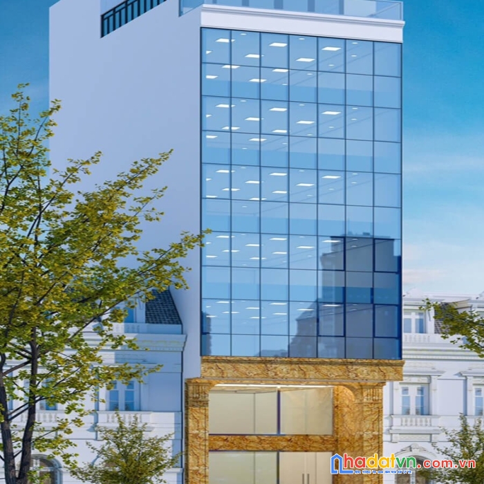 Bán gấp tòa văn phòng 9 tầng mặt phố hoàng ngân.dt 222m2, mt 9.5m. giá 105 tỷ