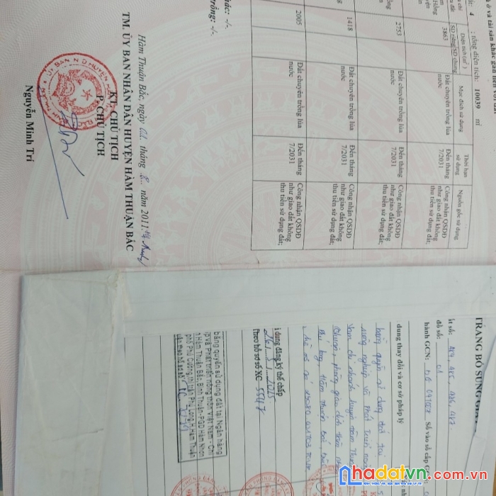 Chính chủ cần tiền bán nhanh lô đất rộng tại hàm thuận bắc - tỉnh bình thuận