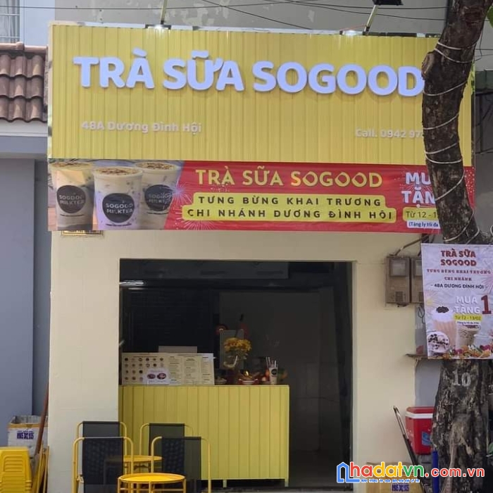 Chính chủ cần sang quán trà sữa mới mở ở dương đình hội ,quận 9 ,thủ đức tp.hồ chí minh