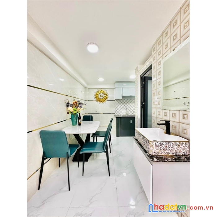 Nhà đẹp đường số 9, phường 16, gò vấp – hẻm 5m thông, 4 tầng, 4.35 tỷ.