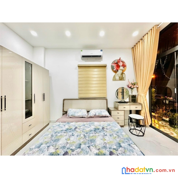 Nhà đẹp đường số 9, phường 16, gò vấp – hẻm 5m thông, 4 tầng, 4.35 tỷ.