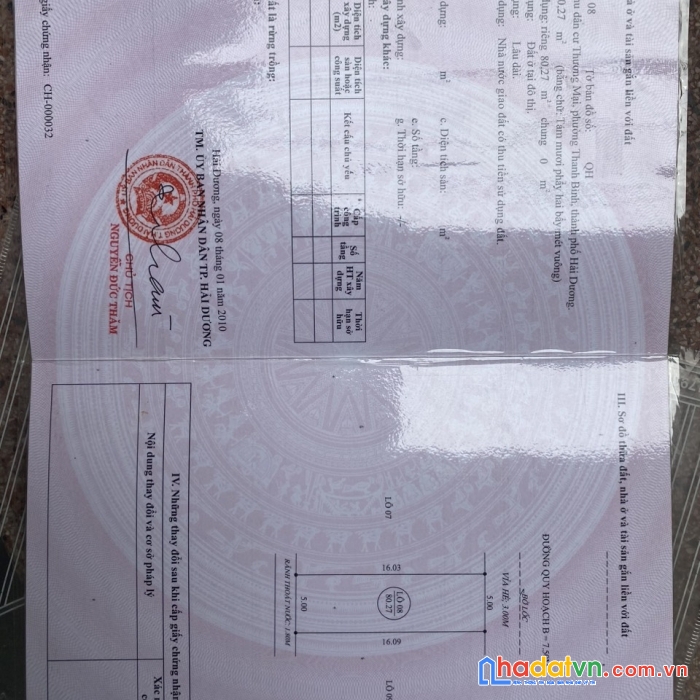 Chính chủ cần bán gấp căn nhà đẹp - giá cực rẻ tại tp hải dương
