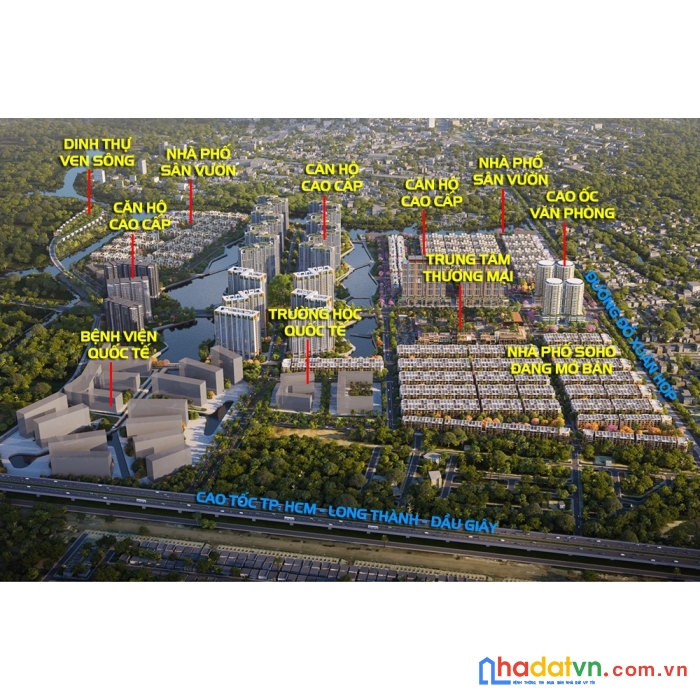 Ưu đãi đặc biệt khi đầu tư nhà phố global city mặt tiền đỗ xuân hợp
