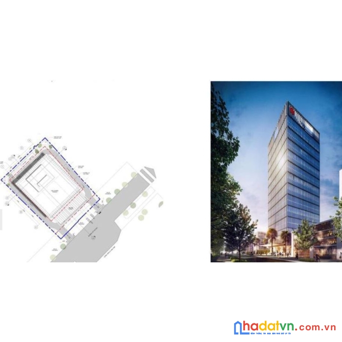 Bán tòa nhà  72-74 võ thị sáu, q1 : 38m x 56m  giấy phép 3 hầm 25 tầng