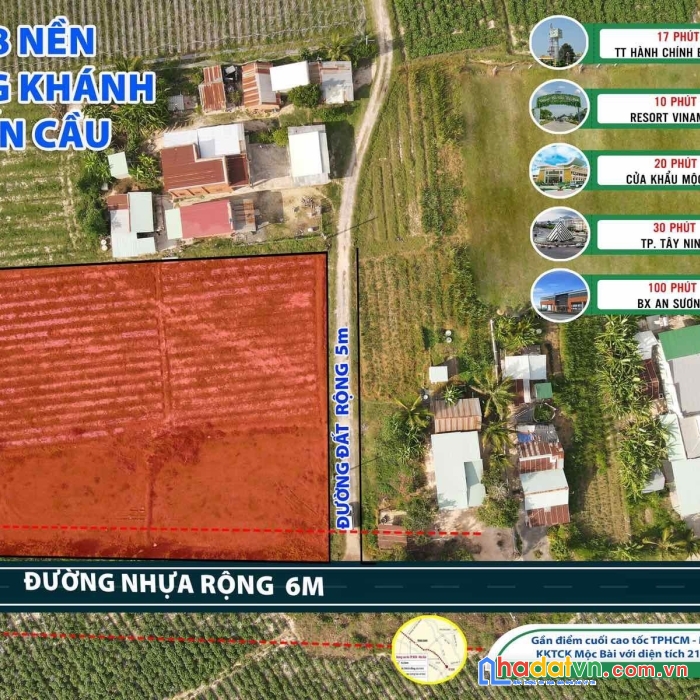 Sở hữu ngay lô đất vị trí siêu đẹp – giá cực rẻ tại long khánh, bến cầu.