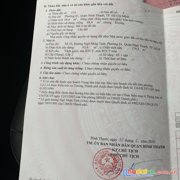 Chính chủ cần bán nhà mặt tiền chợ bà chiểu, phường 1, quận bình thạnh.tp.hồ chí minh