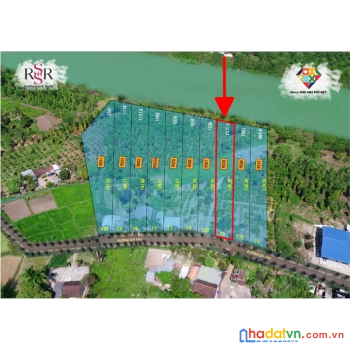 Còn đúng một lô đất vườn shr 1.020m2 ven sông thích hợp nghỉ dưỡng và đầu tư