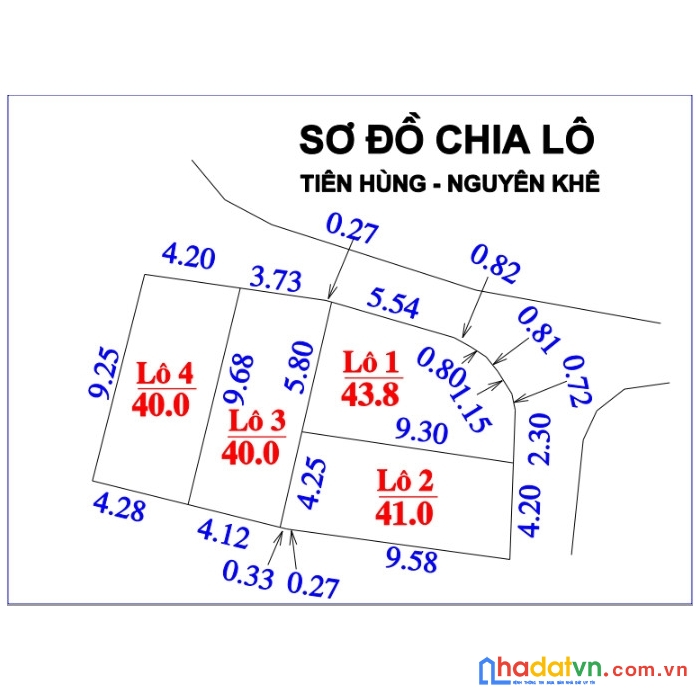 Giá siêu rẻ !!! đất đẹp ngõ thông thoáng innova vào đất, nguyên khê, đa. 40m.