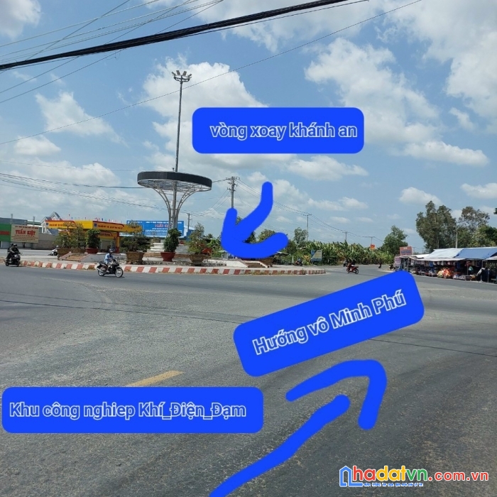 Chính chủ cần bán đất khu công nghiệp. u minh, cà mau