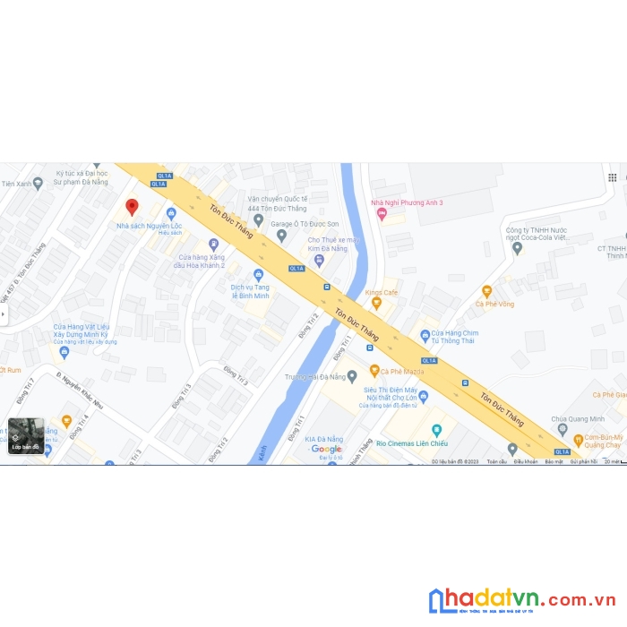 Cho thuê mặt bằng kinh doanh lô góc 2 mặt tiền đường tôn đức thắng, sát đh sư phạm