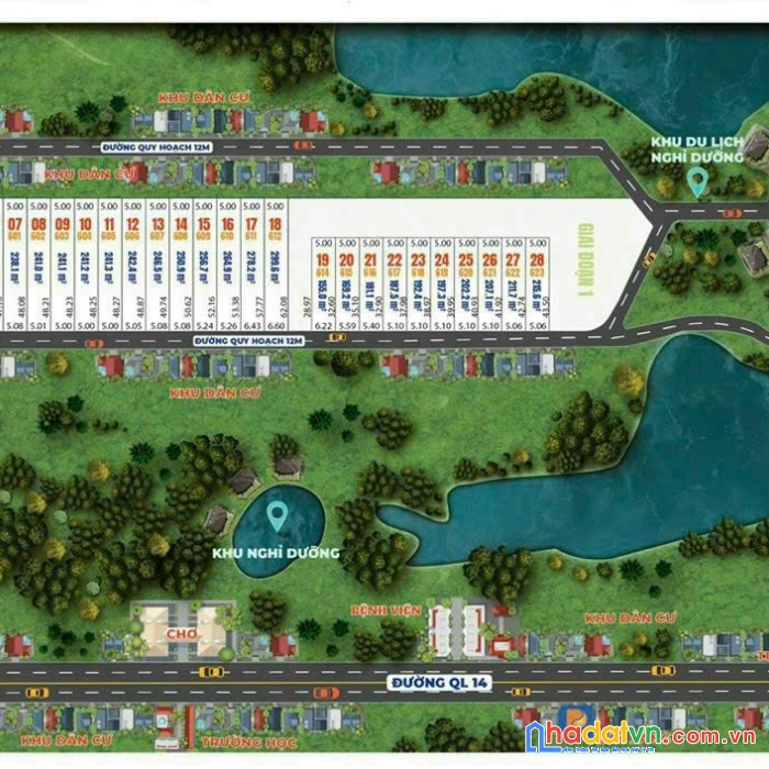 Đất ngộp cần ra ngay mấy lô đất  view hồ tại bình phước