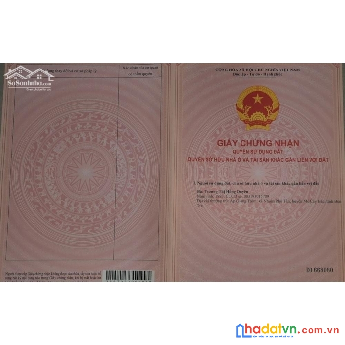 Sở hữu ngay 3 lô đất liền kề vị trí đắc địa tại  thị trấn chợ lách, chợ lách, bến tre