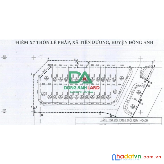 Bán 104.68m đất đấu giá x7 lễ pháp, tiên dương, huyện đông anh, tp hà nội