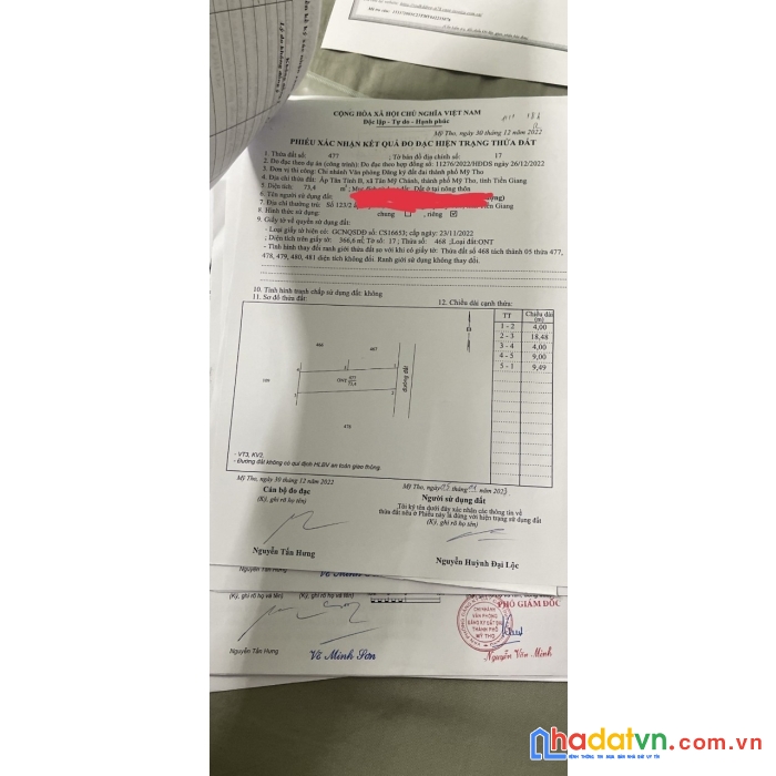 Sở hữu ngay lô đất đẹp vị trí đắc địa tại xã tân mỹ chánh, tp mỹ tho, tiền giang