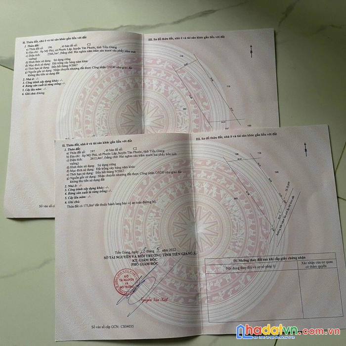 Chính chủ cần bán nhanh lô đất đẹp vị trí đắc địa tại xã phước lập, huyện tân phước, tiền giang