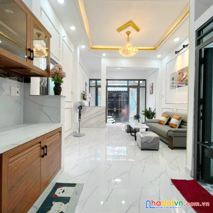 Nhà mới 4 tầng căn góc hưng phú p9q8 giá 4,35 tỷ tl