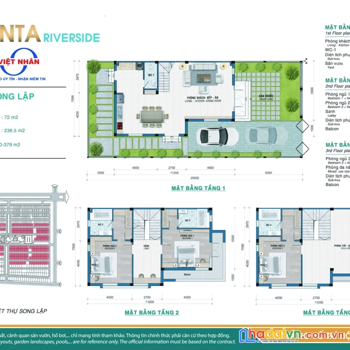 Bán biệt thự song lập dự án centa riverside từ sơn 180m2. 0983517495