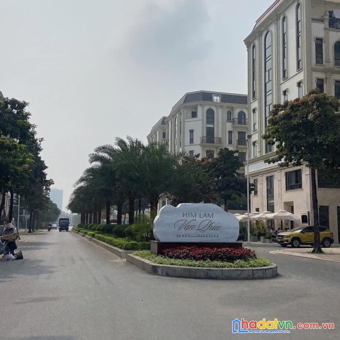 Siêu phẩm đất phân lô vạn phúc, hà đông, 115m2, mt12.5m, view himlam cực nét