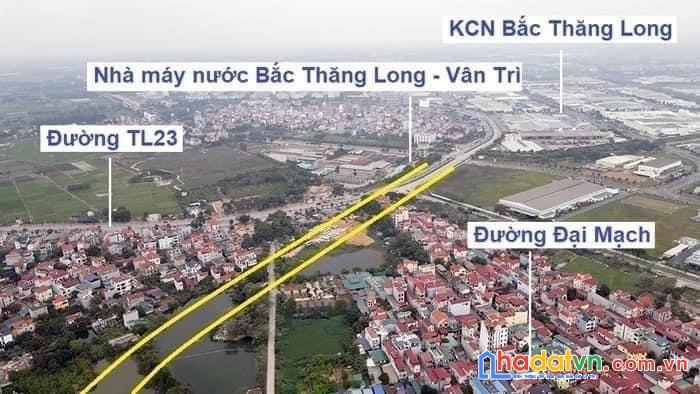 Bán đất đấu giá mai châu xã đại mạch đông anh hà nội kinh doanh sầm uất  nhỉnh 7 tỉ