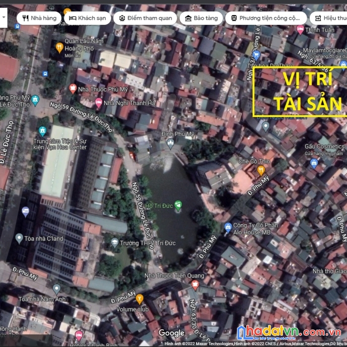 Đấu giá nhà đất ngõ 63 lê đúc thọ, 156m2, mt 12.5m đường trước nhà 3m, miễn tg