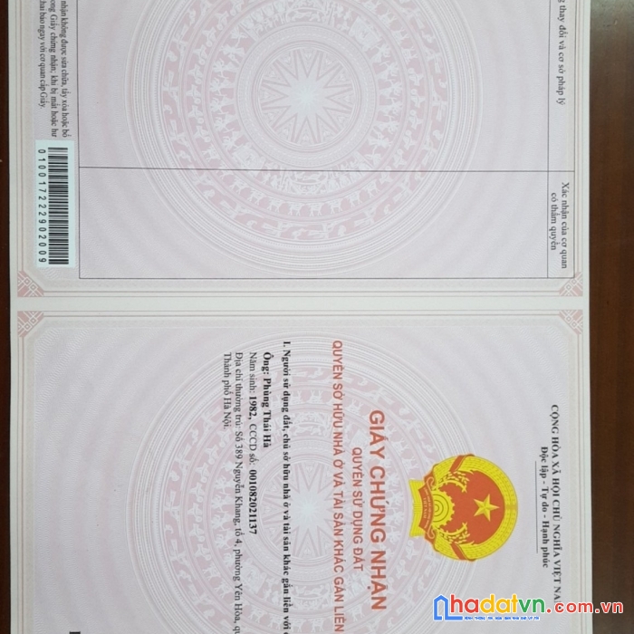 Chính chủ cần bán nhà tại 389 nguyễn khang,tổ 4 ( tổ 8 cũ ), phường yên hoà, cầu giấy, hà nội