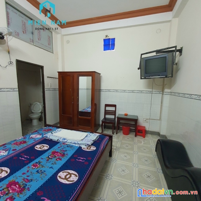 Cho thuê nhà nghỉ 2 lầu, gần bv đồng nai mới, có 9 phòng, chỉ 20tr/tháng