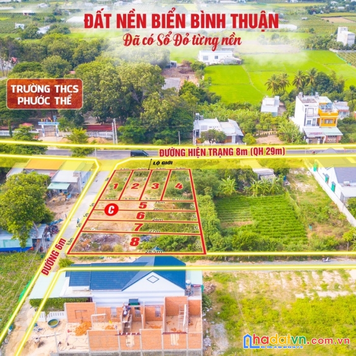 Chính chủ chuyển nhượng lô đất tại bình thuận