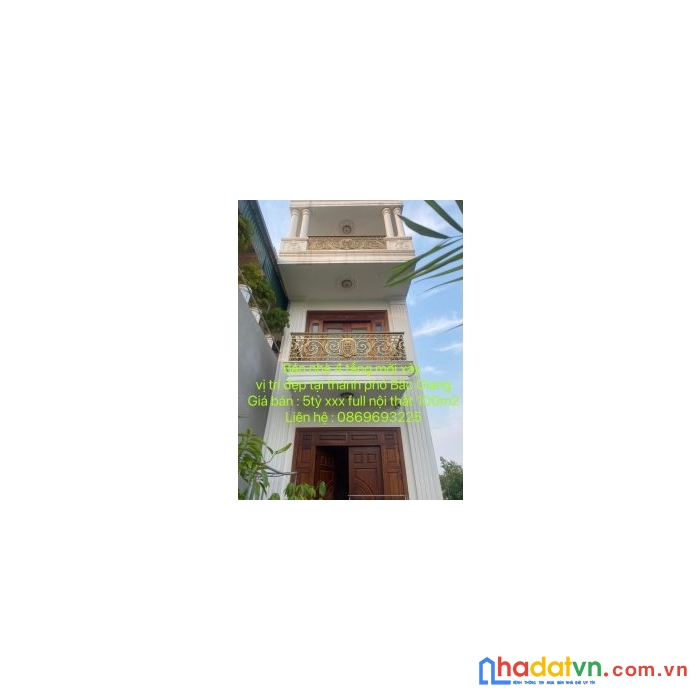 Cần bán nhà 4 tầng mới xây do không có nhu cầu sử dụng chuyển chỗ khác