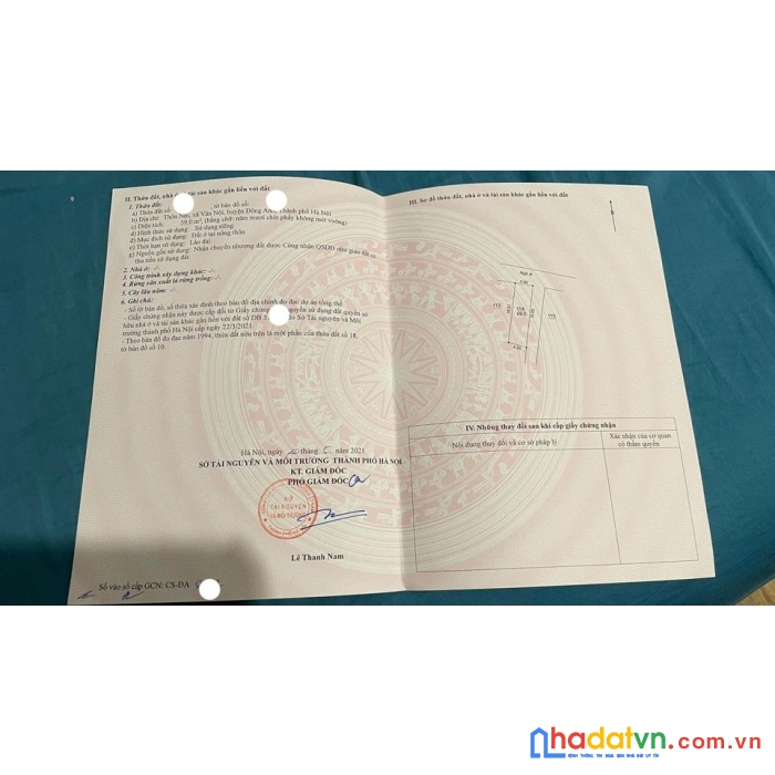 Bán lô góc 59m đất xóm nhì, vân nội, đông anh đường thông ô tô.