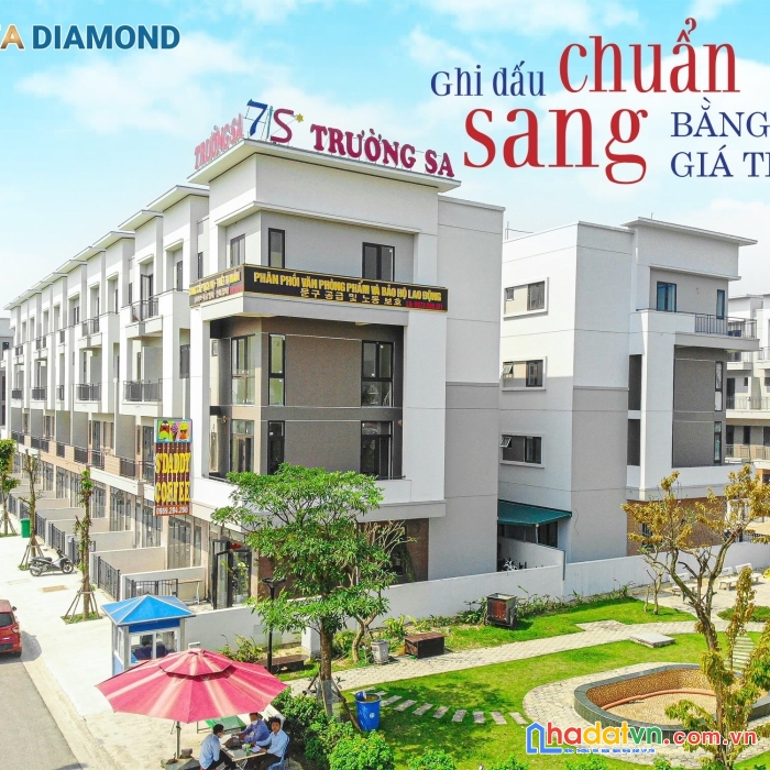 Bán shophouse 4 tầng kđt kim cương centa diamond