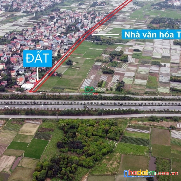 Bán đất thổ cư bìa làng thôn thố bảo xã vân nội huyện đông anh mặt đường quy hoạch 30m