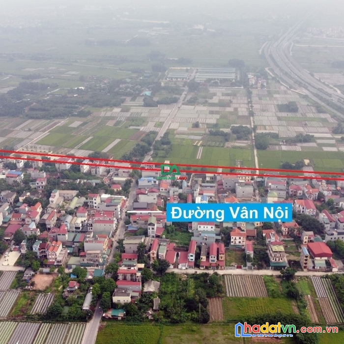 Bán đất thổ cư bìa làng thôn thố bảo xã vân nội huyện đông anh mặt đường quy hoạch 30m