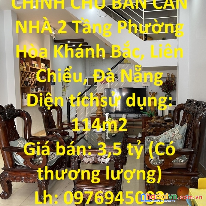 Chính chủ bán căn nhà 2 tầng đường bàu mạc 9- quận liên chiểu- đà nẵng