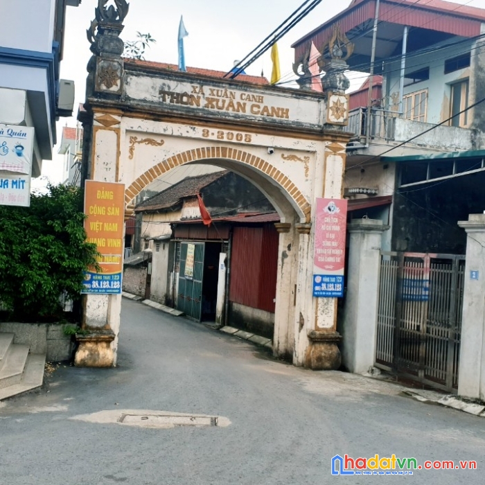 Trục chính xuân canh đường trải nhựa 60m giá chỉ hơn 3 tỷ.kinh doanh sịn